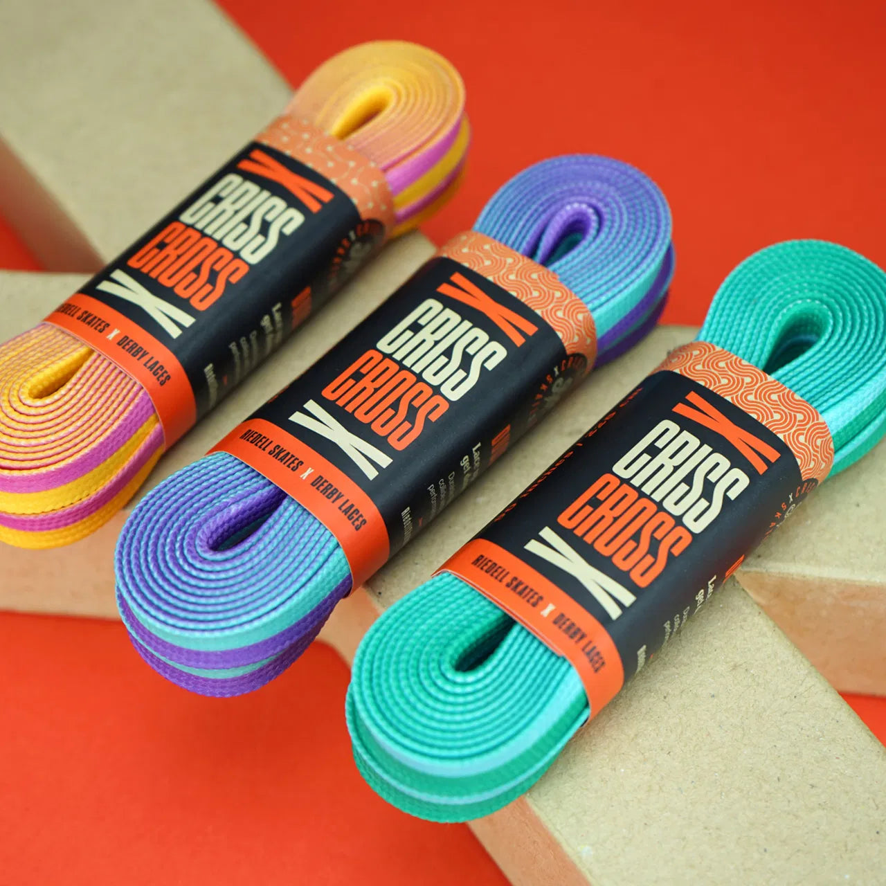 Criss Cross X Derby Laces - Duo - Multiple Colours